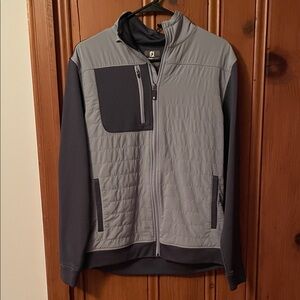 FootJoy Men's Two-Tone Blueish/Grey Performance Jacket
